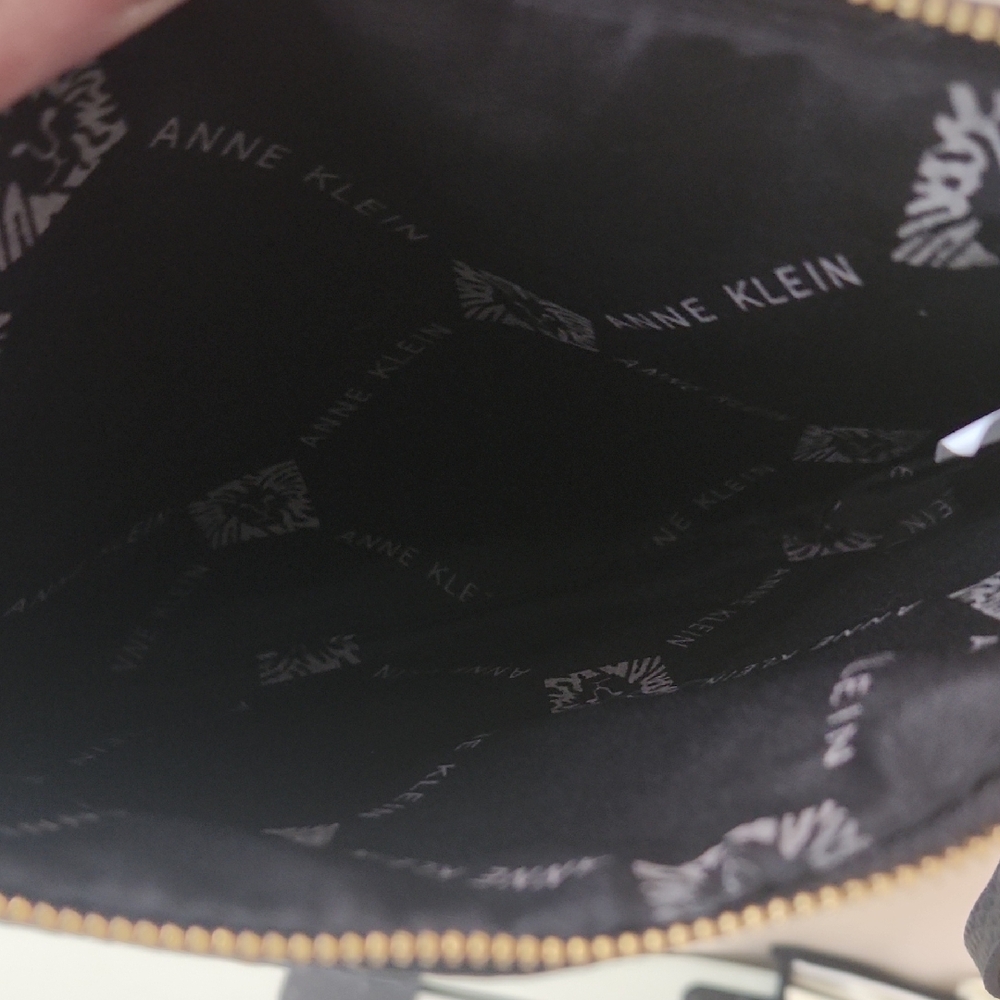 Anne Klein | Black Embossed Wristlet - Picture 5 of 5